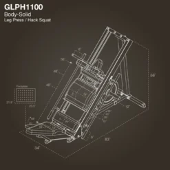 Jalkaprässi/Hack-kyykky, Body-Solid