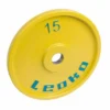 LEOKO metallilevypaino 15 kg, IPF-hyväksytty voimanostoon