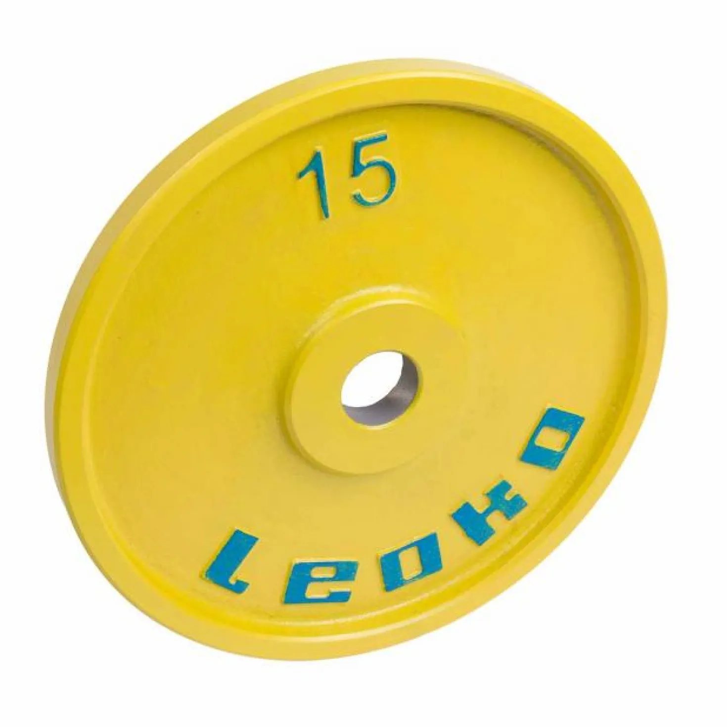 LEOKO metallilevypaino 15 kg, IPF-hyväksytty voimanostoon