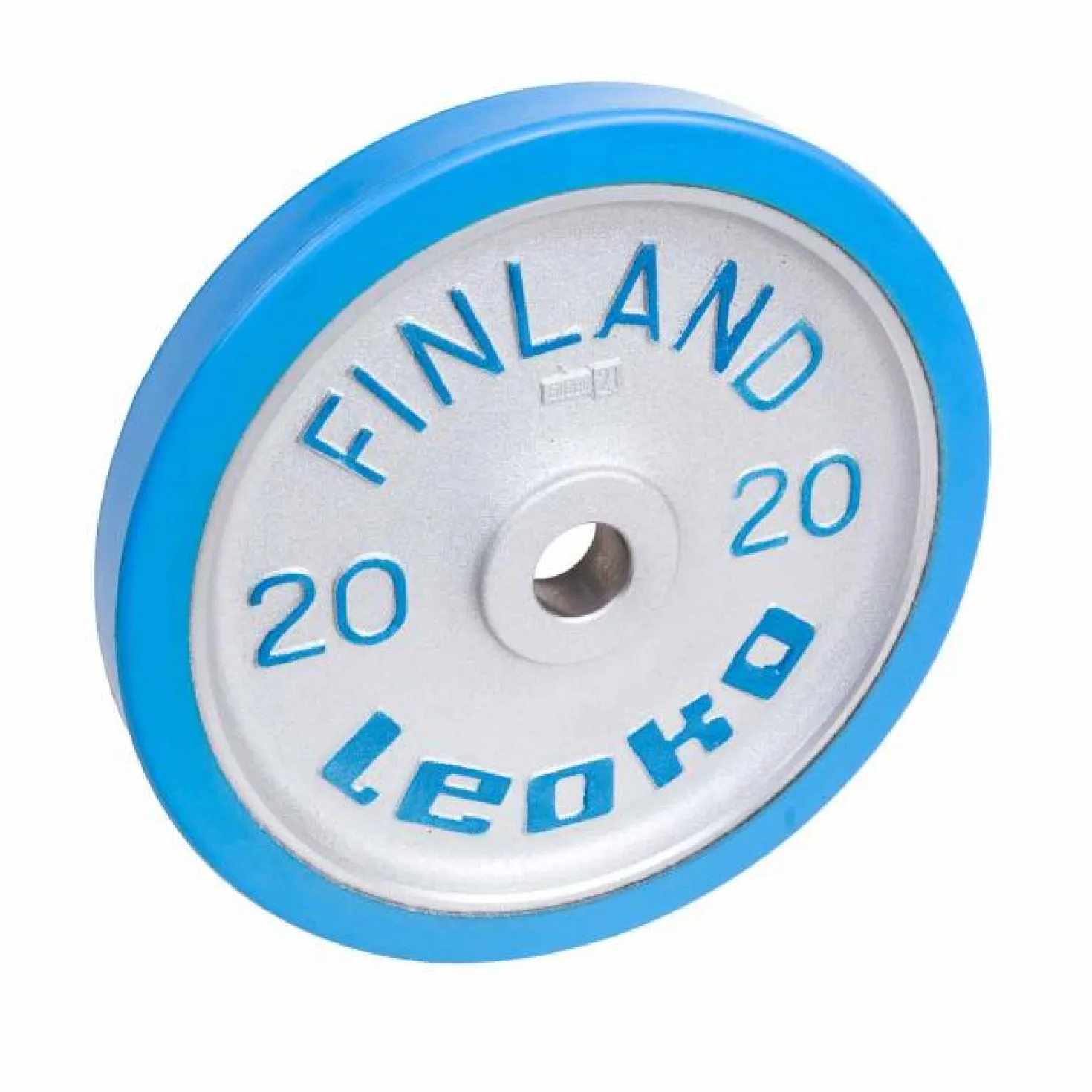 LEOKO Painonnostopaino 20 kg, kilpailulevypaino kumireunuksella