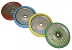 LEOKO Painonnostopaino 20 kg, kilpailulevypaino kumireunuksella