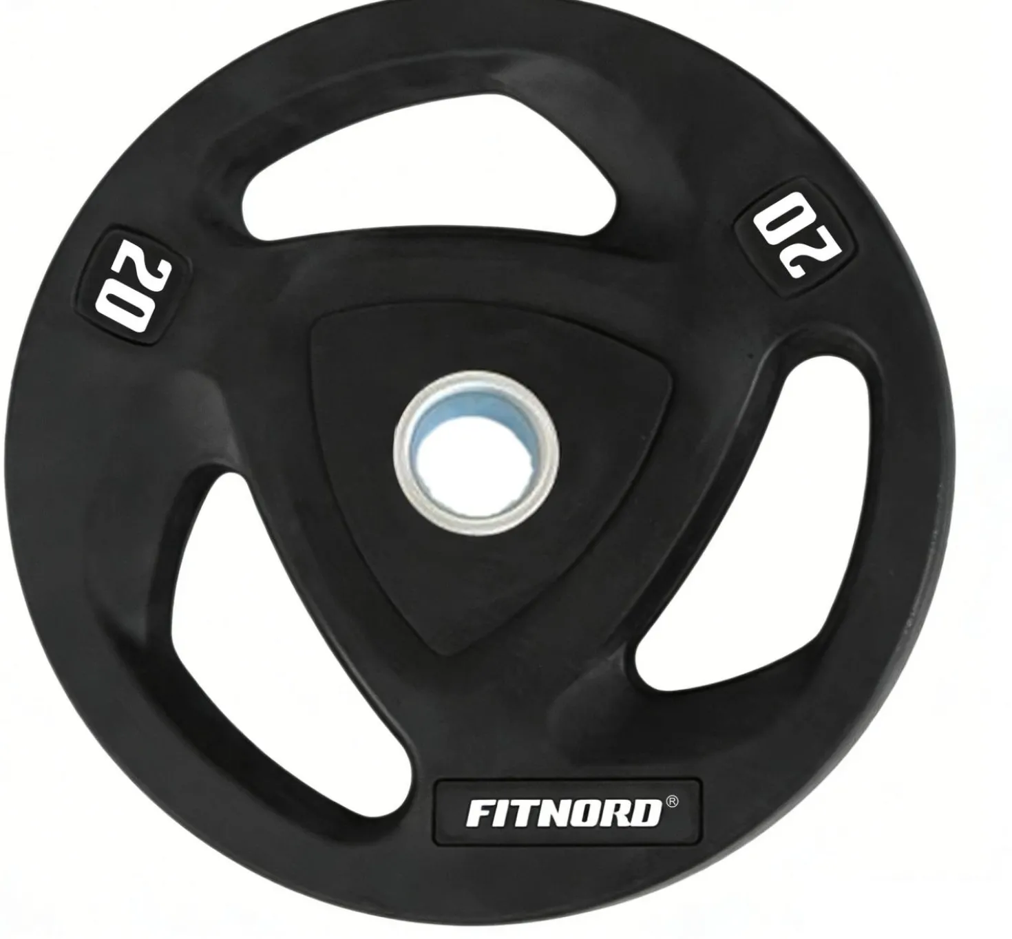 Levypaino 20 kg, FitNord Tri Grip Black
