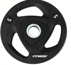 Levypaino 5 kg, FitNord Tri Grip Black