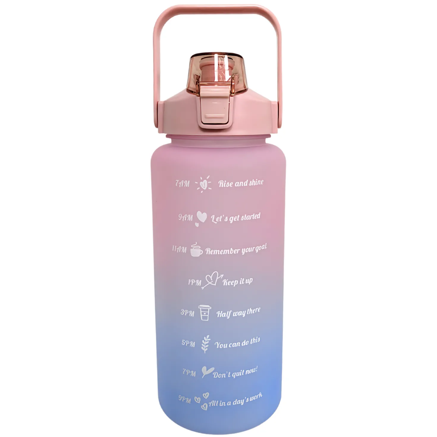 Motivoiva juomapullo, 2L