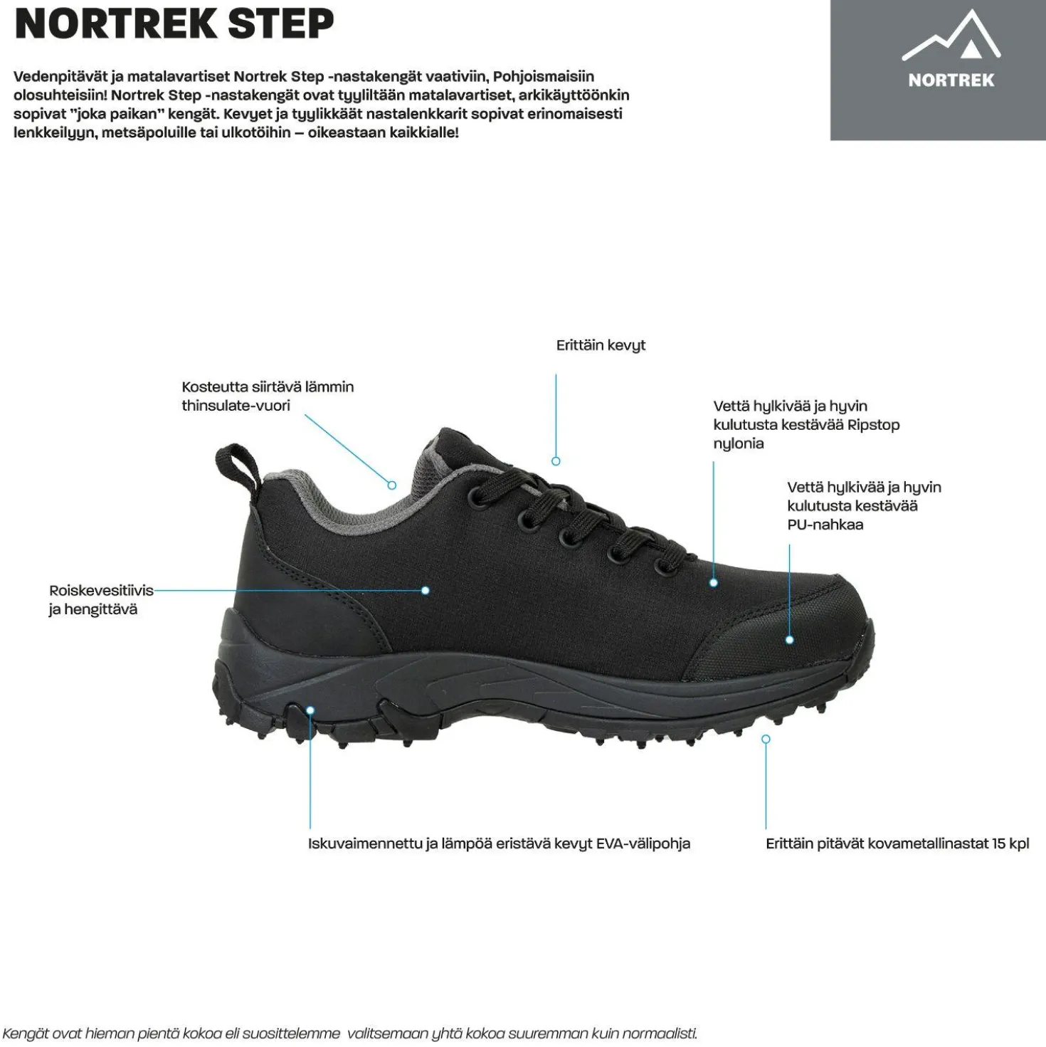 Nortrek Step Matalavartiset nastalenkkarit
