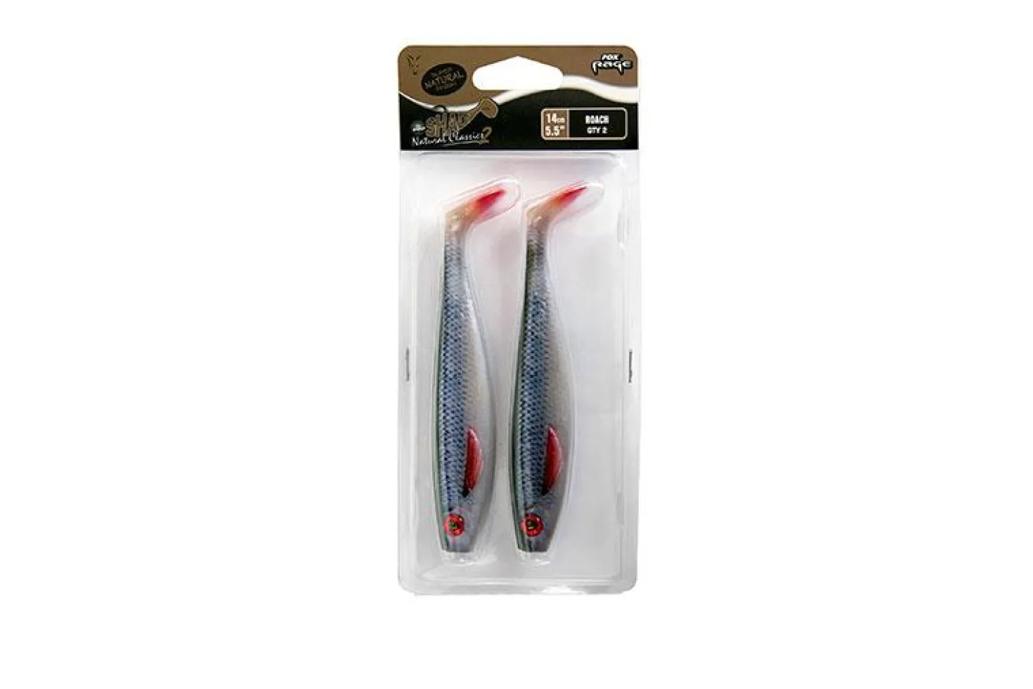 Rage Pro Shad 14cm / 5.5" Super Natural Roach x 2pcs