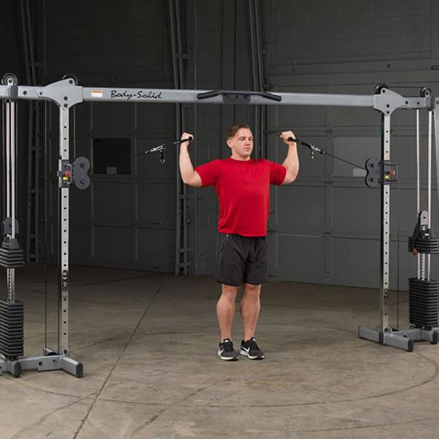 Ristikkäistalja, 2x72,5 kg, Body-Solid Deluxe