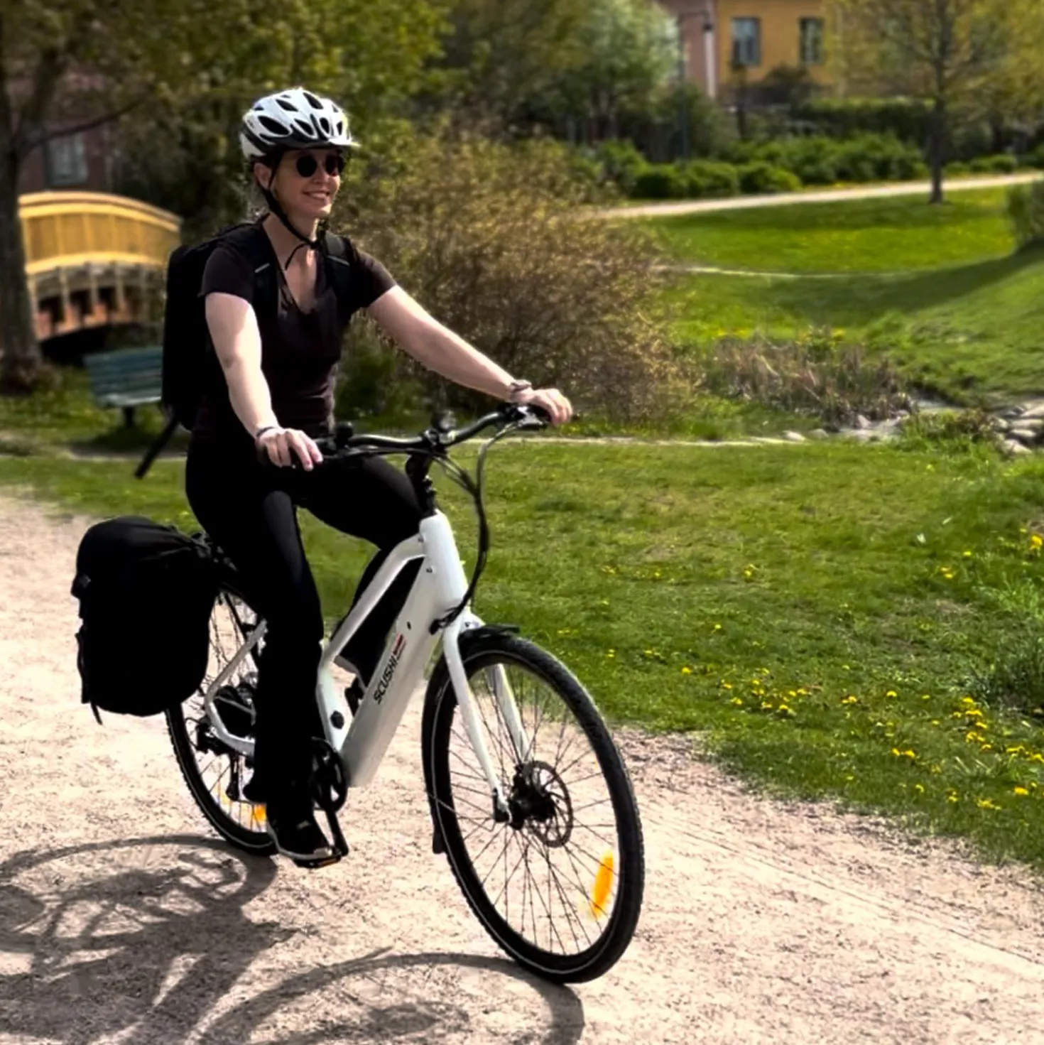 Scushi Norway Universe Sähköpyörä, valkoinen (360 Wh akku)