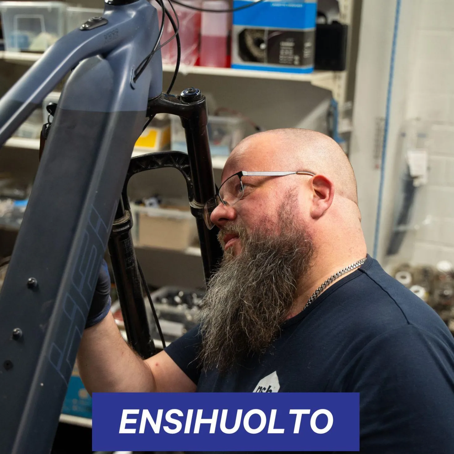 Sähköpyörän ensihuolto Vantaan toimipisteessä