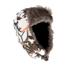 SnowFox Thermo Plus Kääntöhattu White Camo/Oranssi