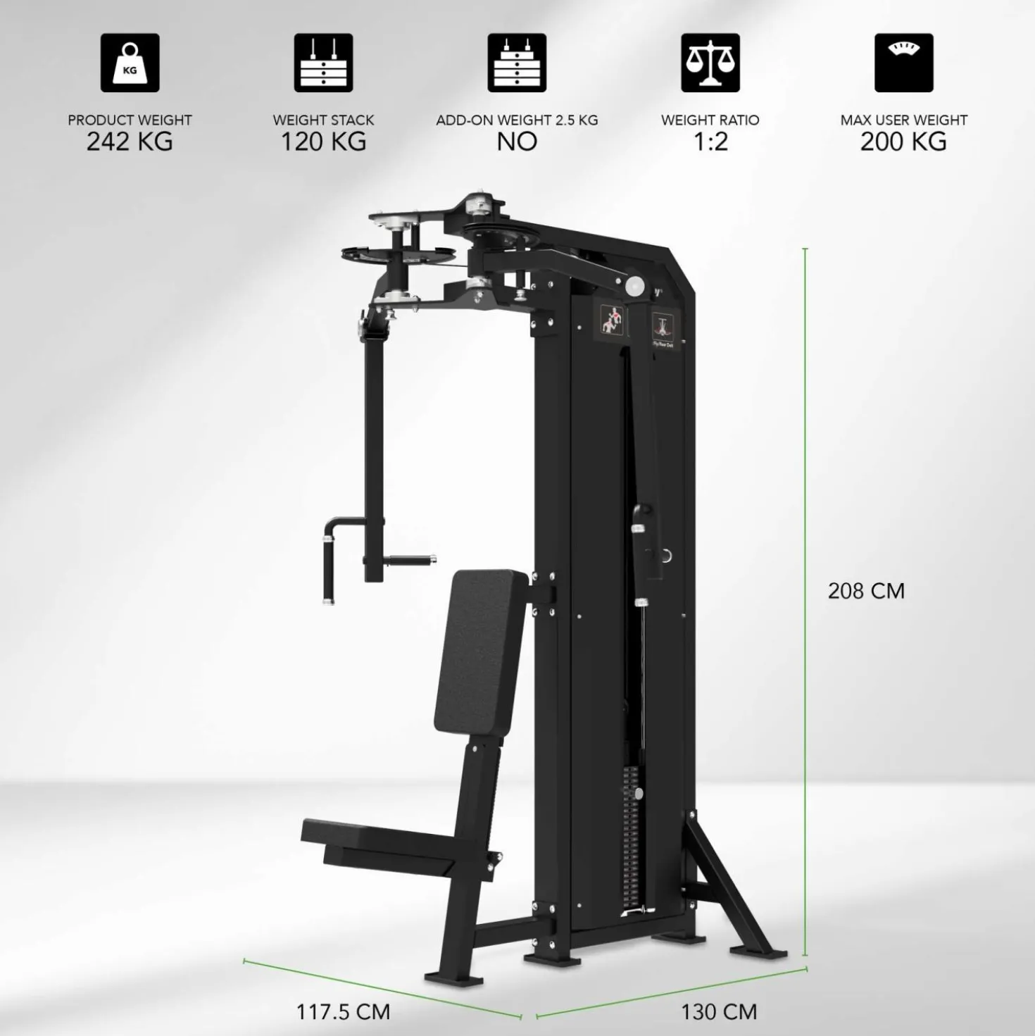 Tunturi Platinum Pec Fly & Rear Delt -laite