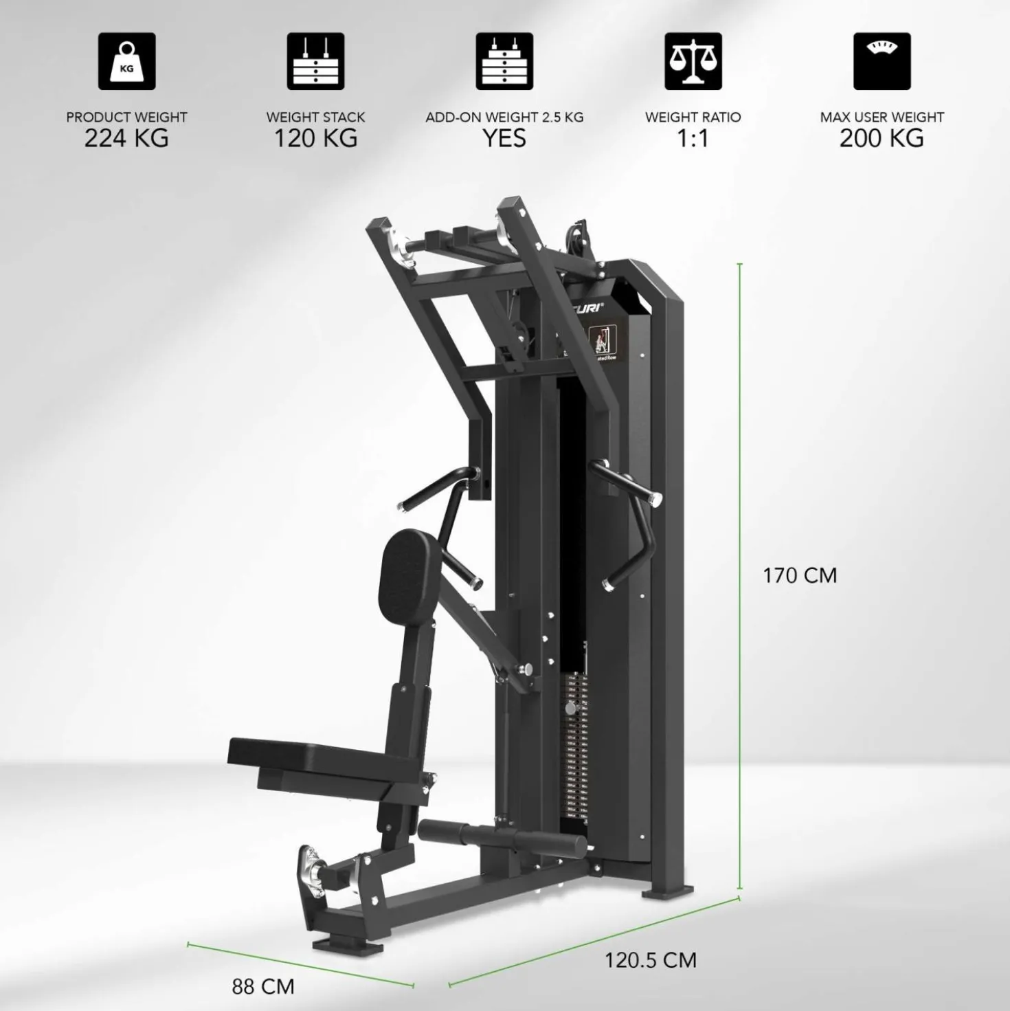 Tunturi Platinum Soutulaite istuen