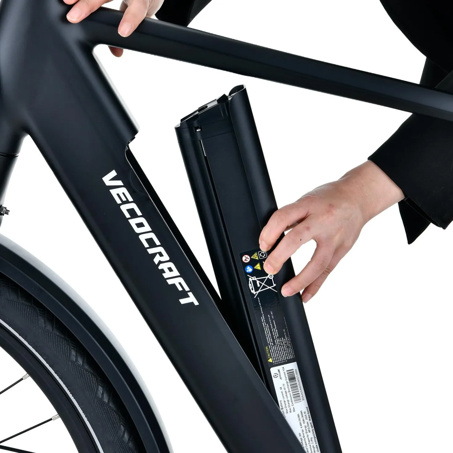 Vecocraft SOL 2.0 Sähköpyörä 360 Wh, musta