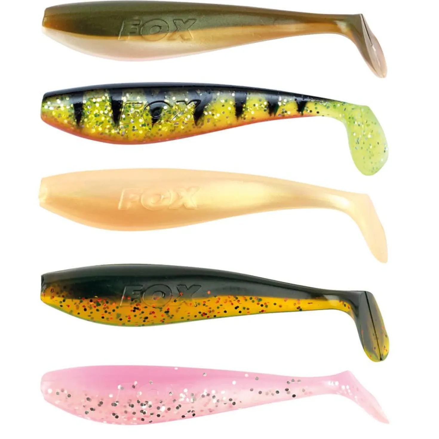 Zander Pro 12cm UV Viehe, moniväripakkaus 5 kpl